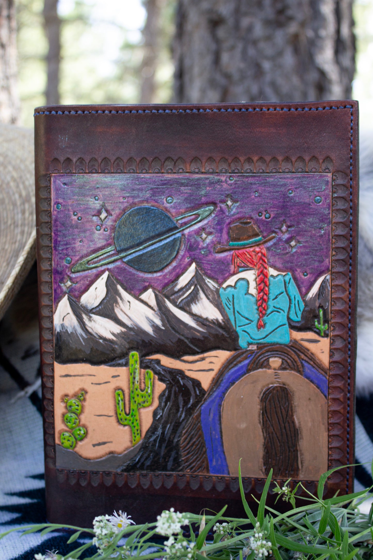 Space Cowgirl Notebook Cover