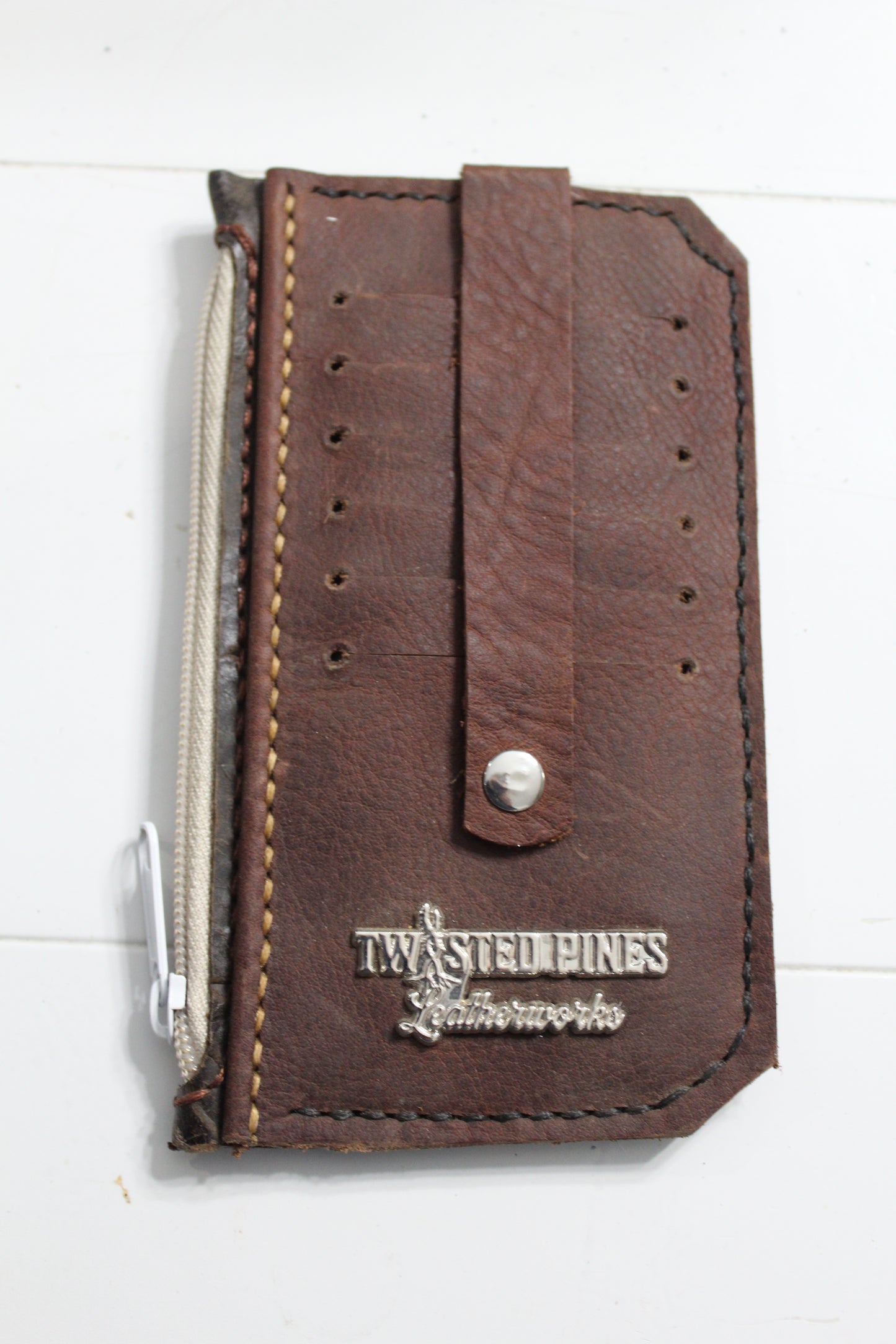 Purse Pal Brown with Embossed Floral